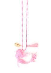 Sadie’s Moon - Mermaid Resin Necklace + Postcard