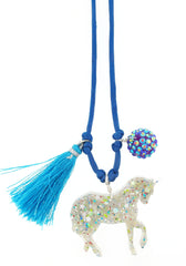 Sadie’s Moon - Unicorn Resin Necklace  + Bookmark