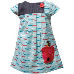 Babydoll Dress with Apple Pocket